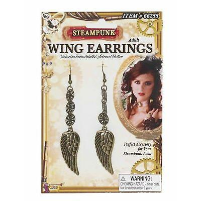Forum Novelties Steampunk Wing Earrings