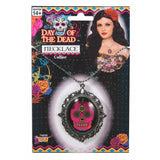 Forum Novelties Day of the Dead Cameo Necklace